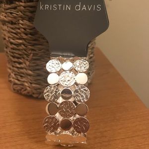 Kristin Davis Silver Bracelet with Necklace